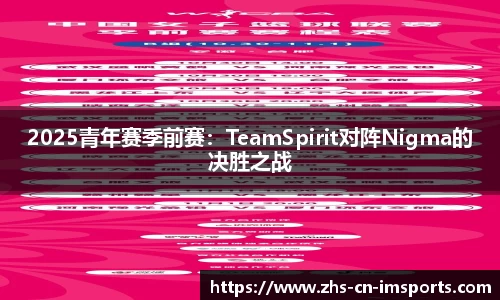 2025青年赛季前赛：TeamSpirit对阵Nigma的决胜之战